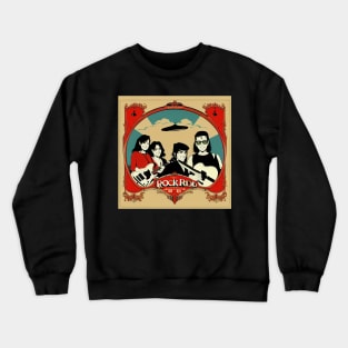 Vintage 80s Rock and Roll Album Cover Crewneck Sweatshirt